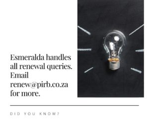 PIRB renewal queries