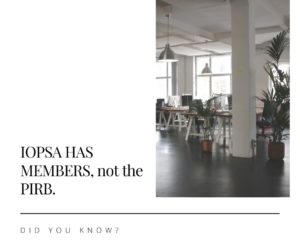 IOPSA vs PIRB