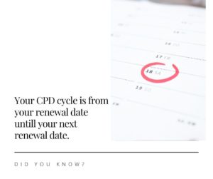 PIRB CPD cycle