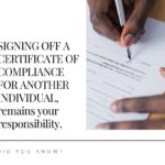 Signing Certificate of Compliance