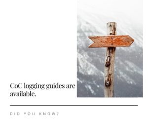 CoC logging guides