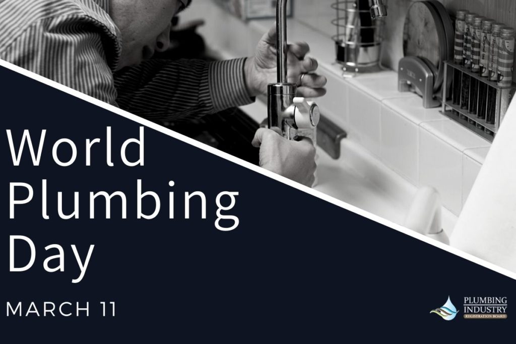 World Plumbing Day March 11 banner