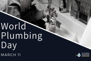World Plumbing Day March 11 banner